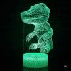 Christmas Kid Gift Remote&Touch Control 3D LED Night Light Dinosaur series 7/16 Colors Change LED Table Desk Lamp Home Decor D30