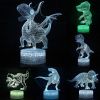Christmas Kid Gift Remote&Touch Control 3D LED Night Light Dinosaur series 7/16 Colors Change LED Table Desk Lamp Home Decor D30